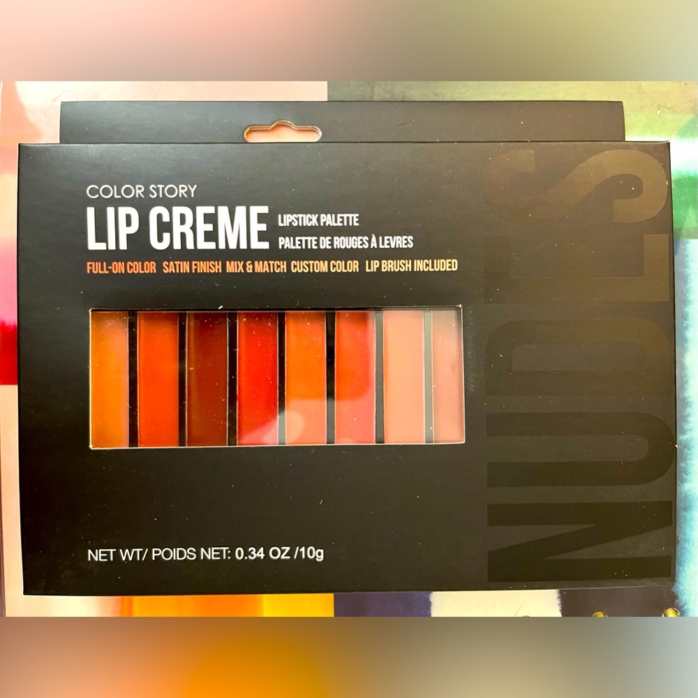 COPY - Color Story Lip Creme Lipstick Nudes Palette